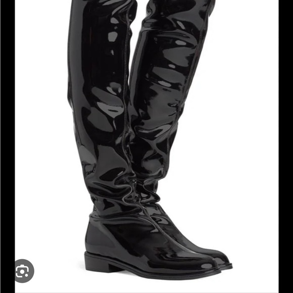 Stuart weitzman size 7 (runs big) vinyl boots. - Picture 7 of 7